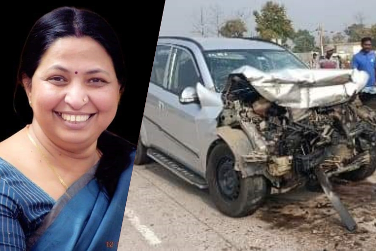 Former Congress MLA's car accident
