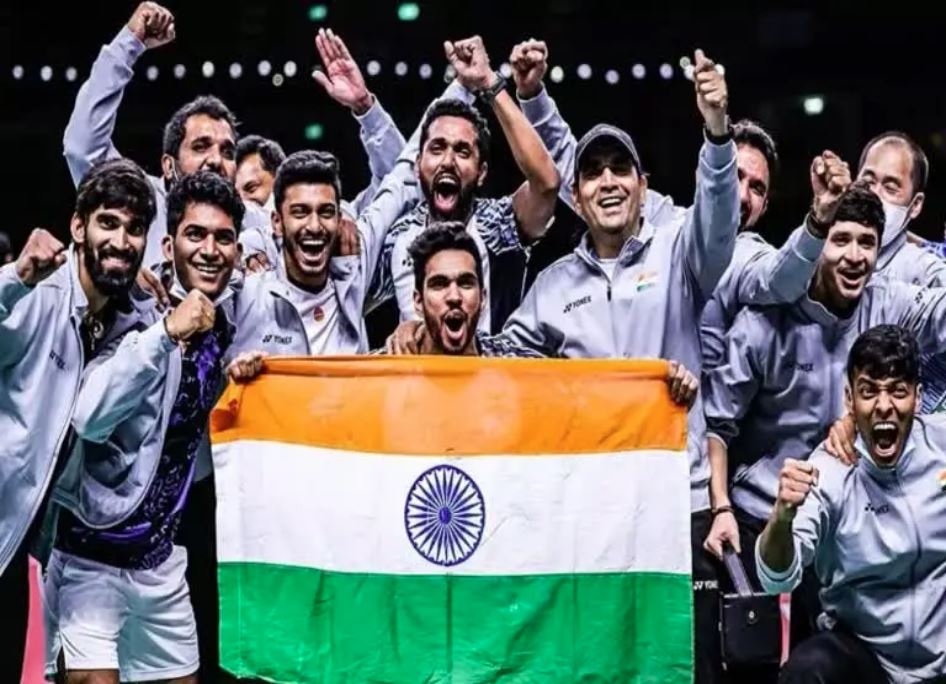 India wins Thomas Cup Badminton for the first time
