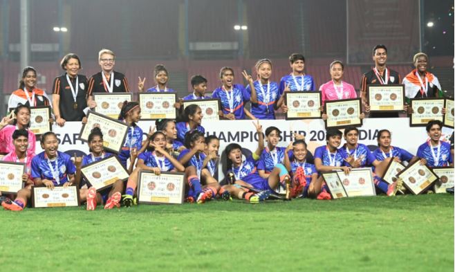 Under-18 Women SAFF Champions India