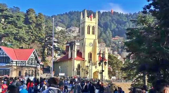 Tourists are coming to Shimla