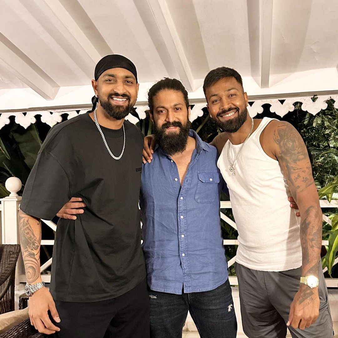 kgf yash hardik pandya