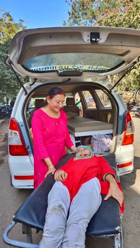 Subsidized ambulance sevice for the needy: Gujarat woman's unique tribute to her late husband
