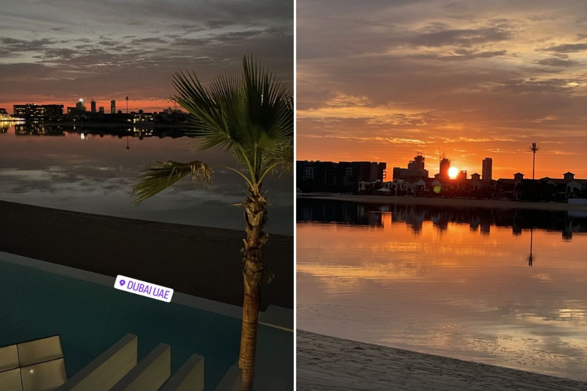 Last night and last sunrise images of Dubai 2022