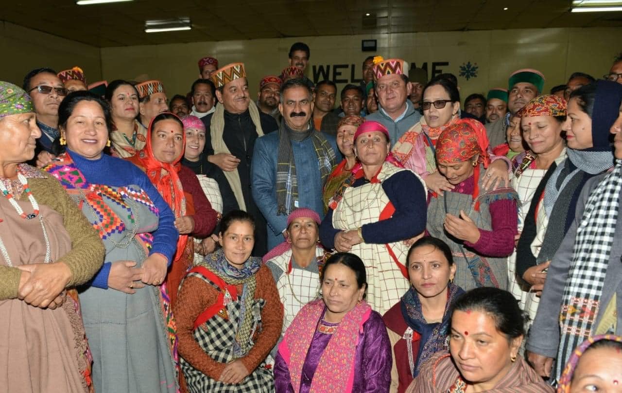 Cm Sukhu in Manali