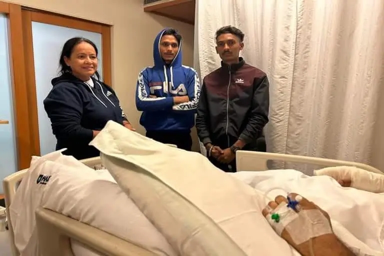 Rishabh Pant recovery photo after accident