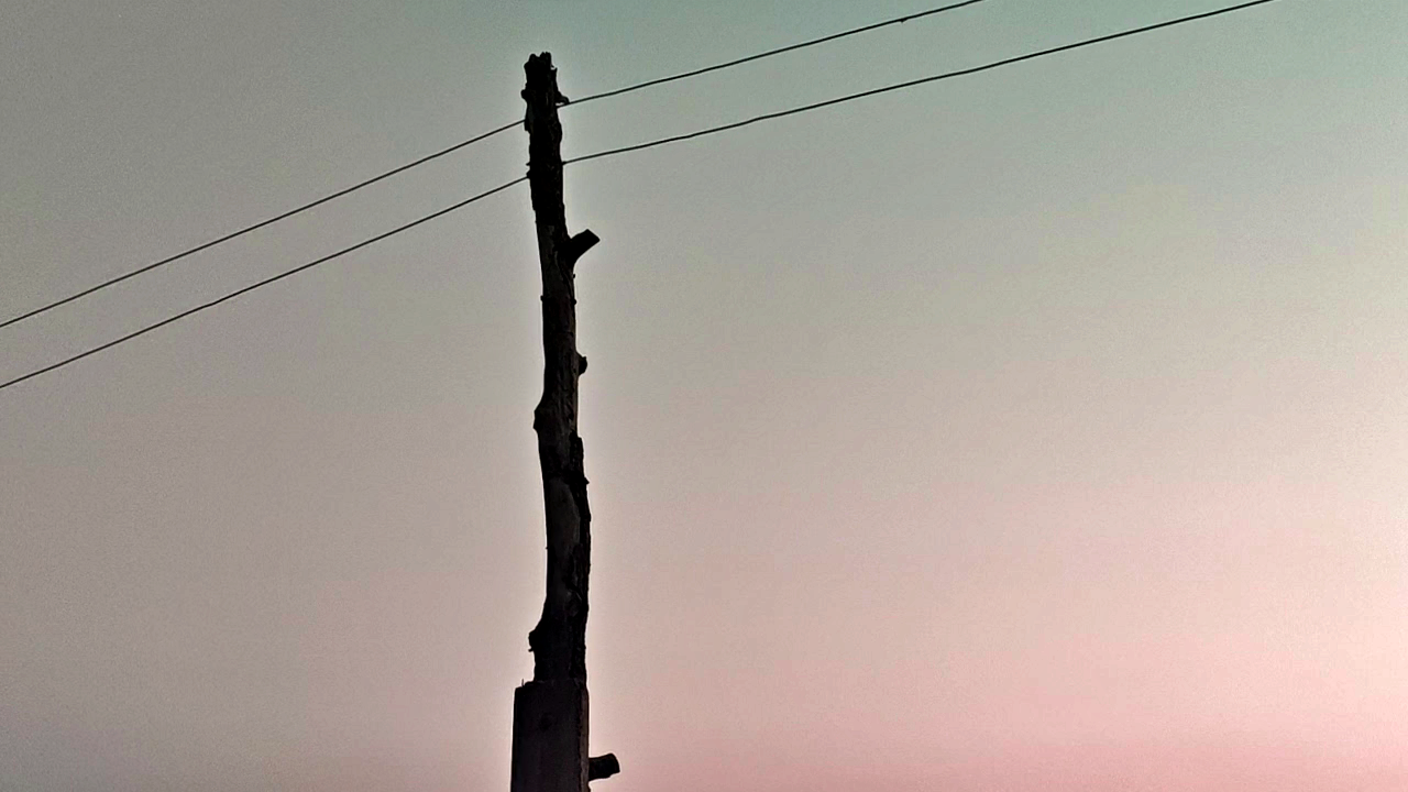 Wooden poles Transformers replaced in Churag.