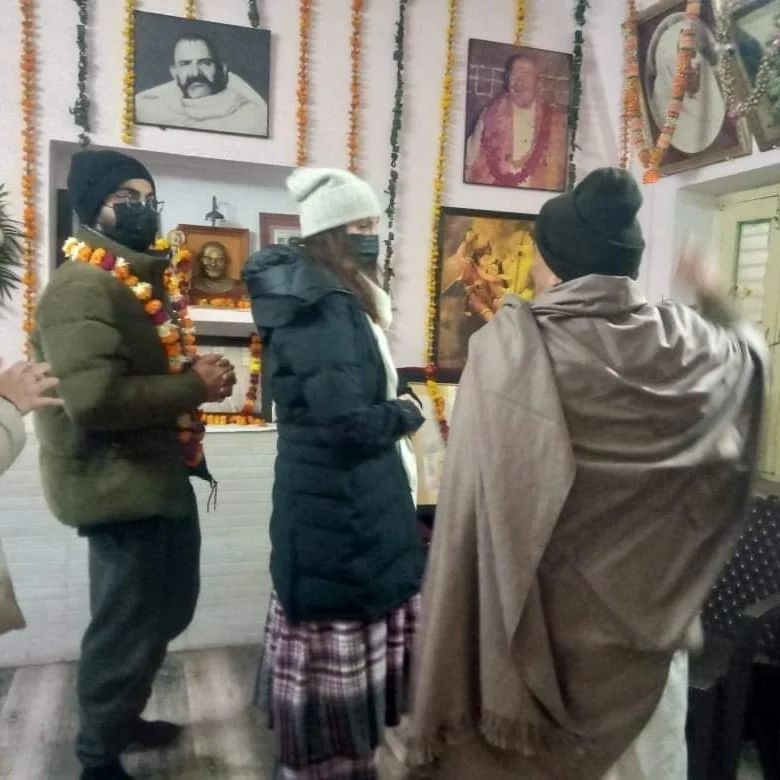 Virushka visit Vrindavan ashram