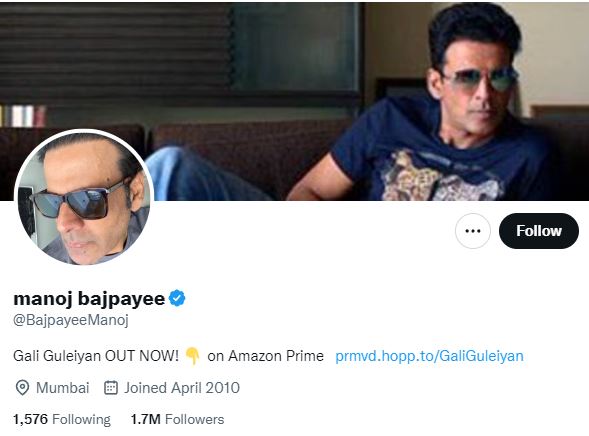 Manoj Bajpayee Twitter