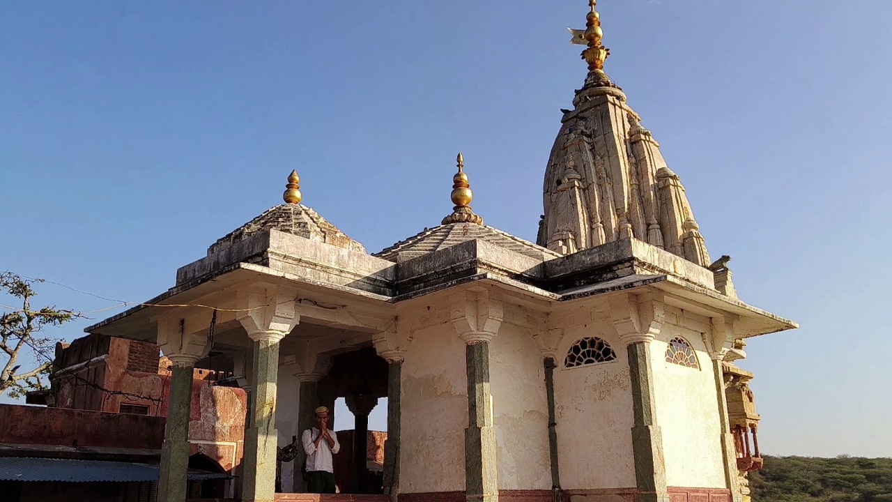 Sun Temple on Galta Hills in Jaipur