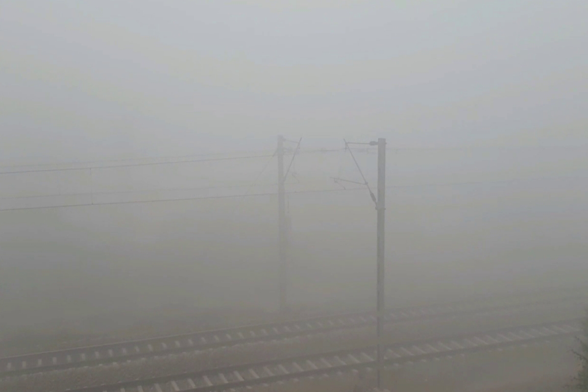 dense fog in sirsa