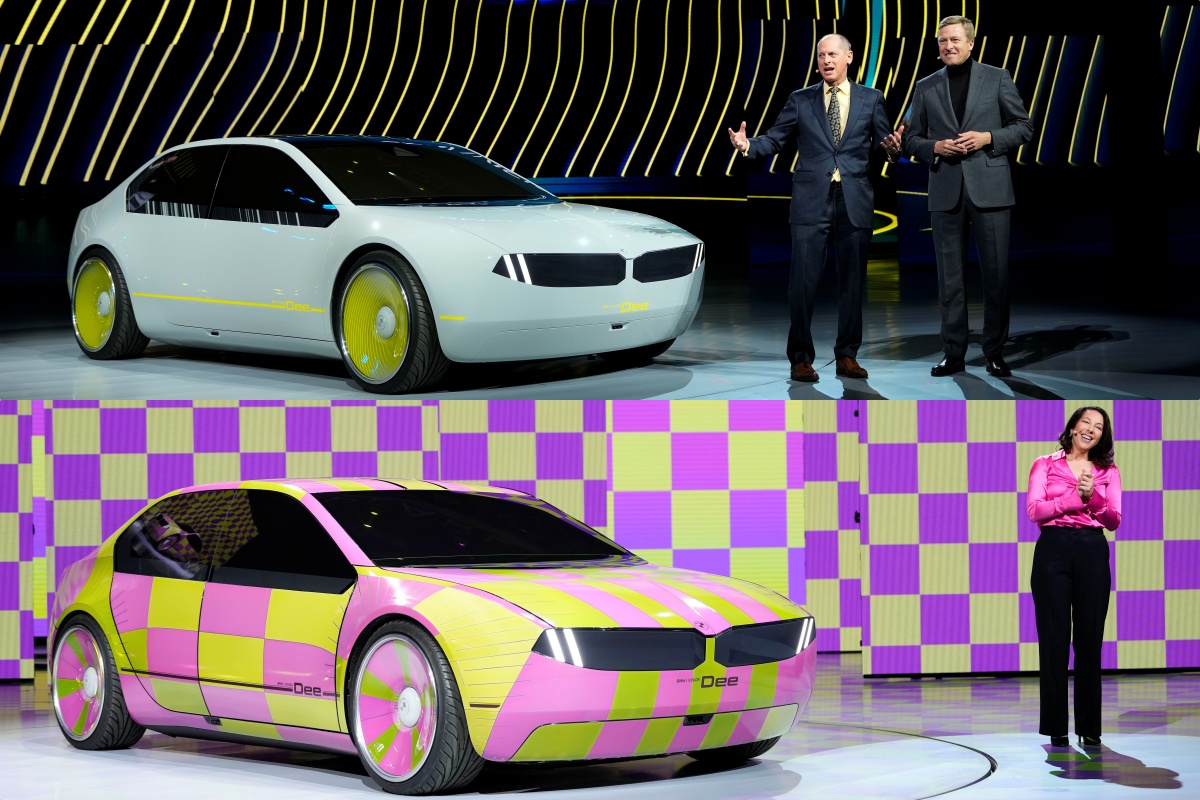 i Vision Dee from BMW, a colour-changing car