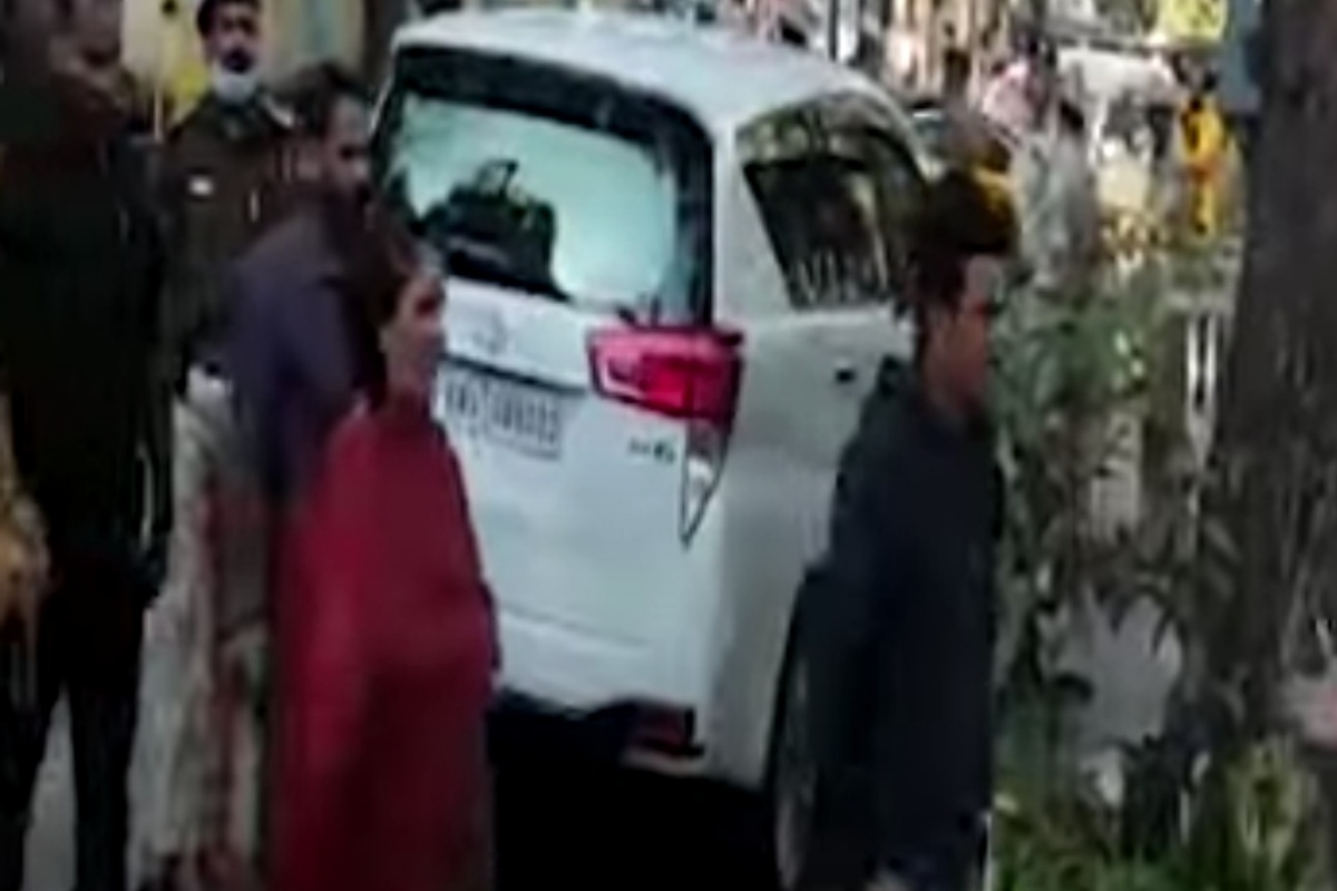 Shivraj Kumar couple visit CM Bommai residence