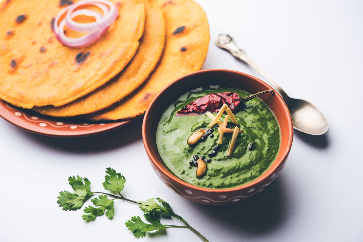 Makki di Roti and Sarson da Saag are essential items on the menu