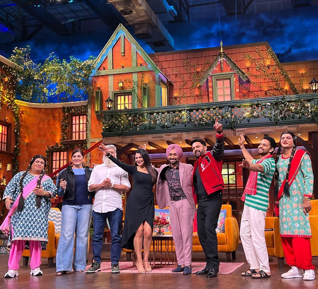 Satinder Sartaj and Neeru Bajwa arrived on Kapil Sharma show