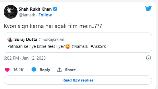 AskSRK Twitter Session