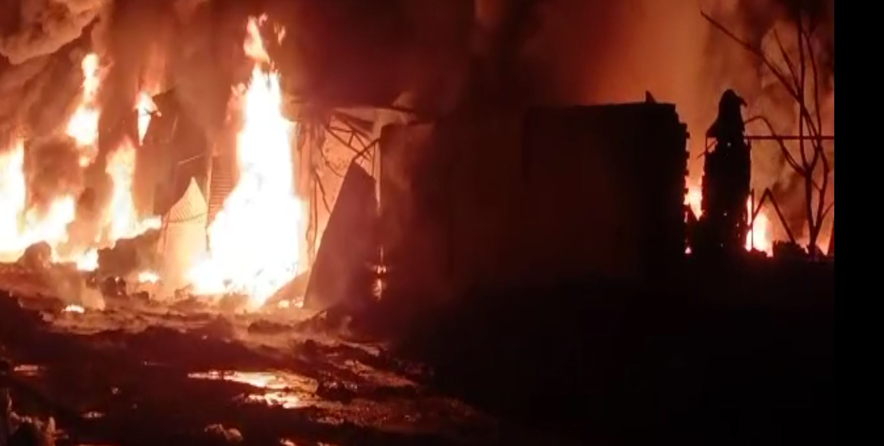 Fire in plastic factory in Ratlam