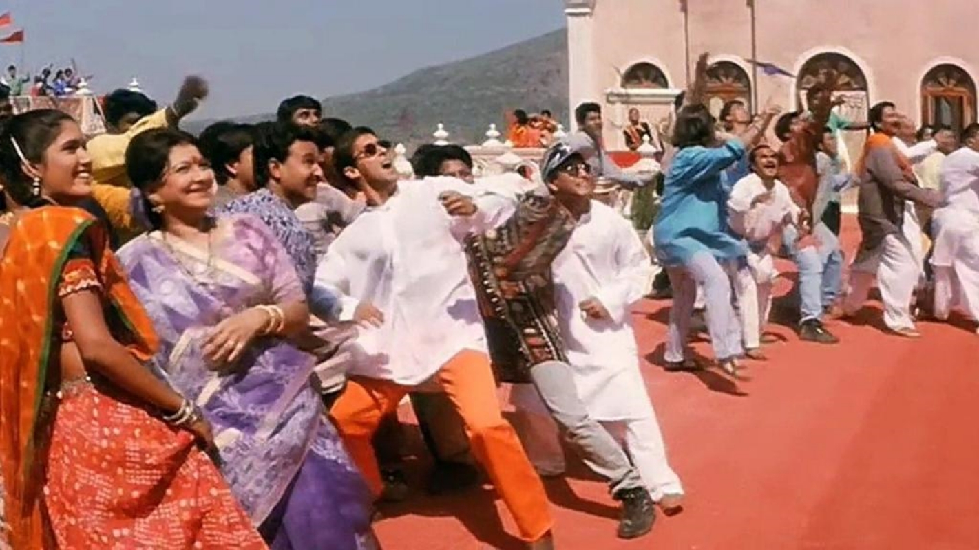 The film, directed by Sanjay Leela Bhansali, revolves around a Gujarati family, and the song 'Dheel De' focuses on the preparations for a kite-flying competition. The entire song, which stars Salman Khan and Aishwarya Rai Bachchan, focuses on how kite-flying is an essential part of Makar Sankranti. (ANI)