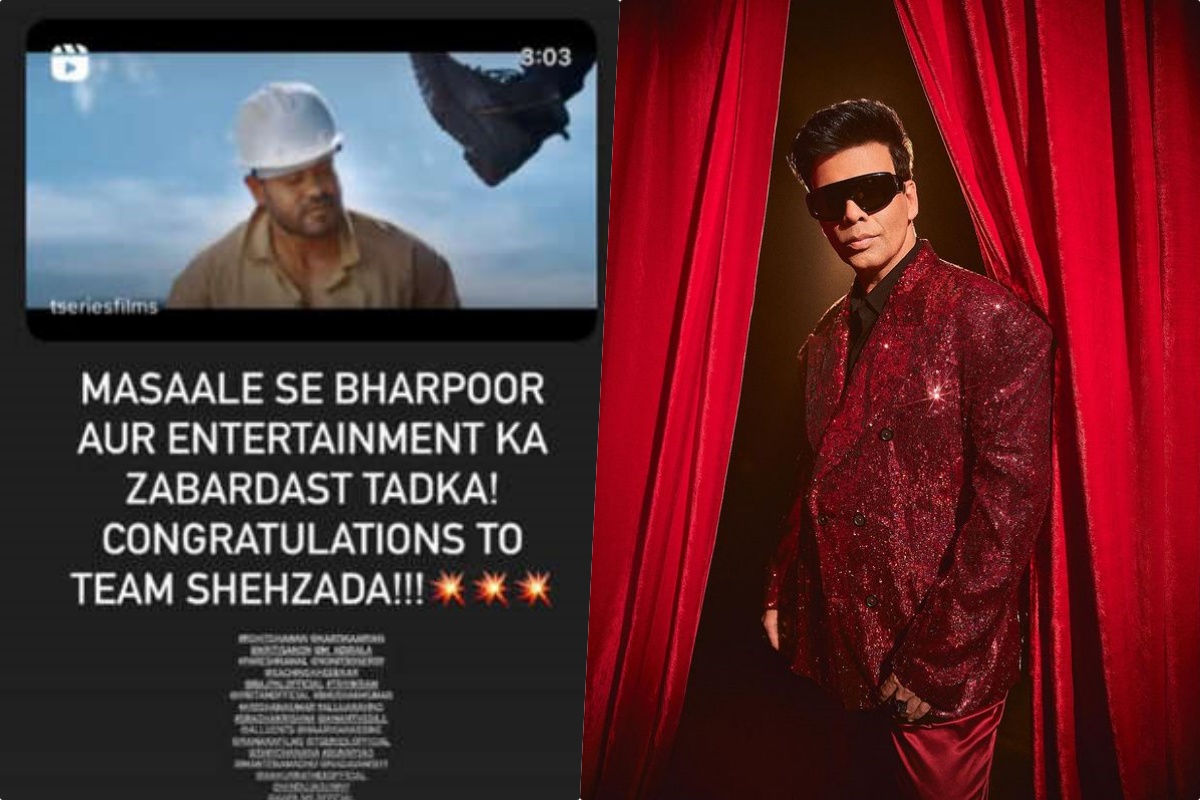 Karan on Shehzada Trailer