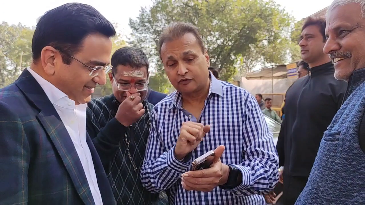 anil ambani visit baba mahakal