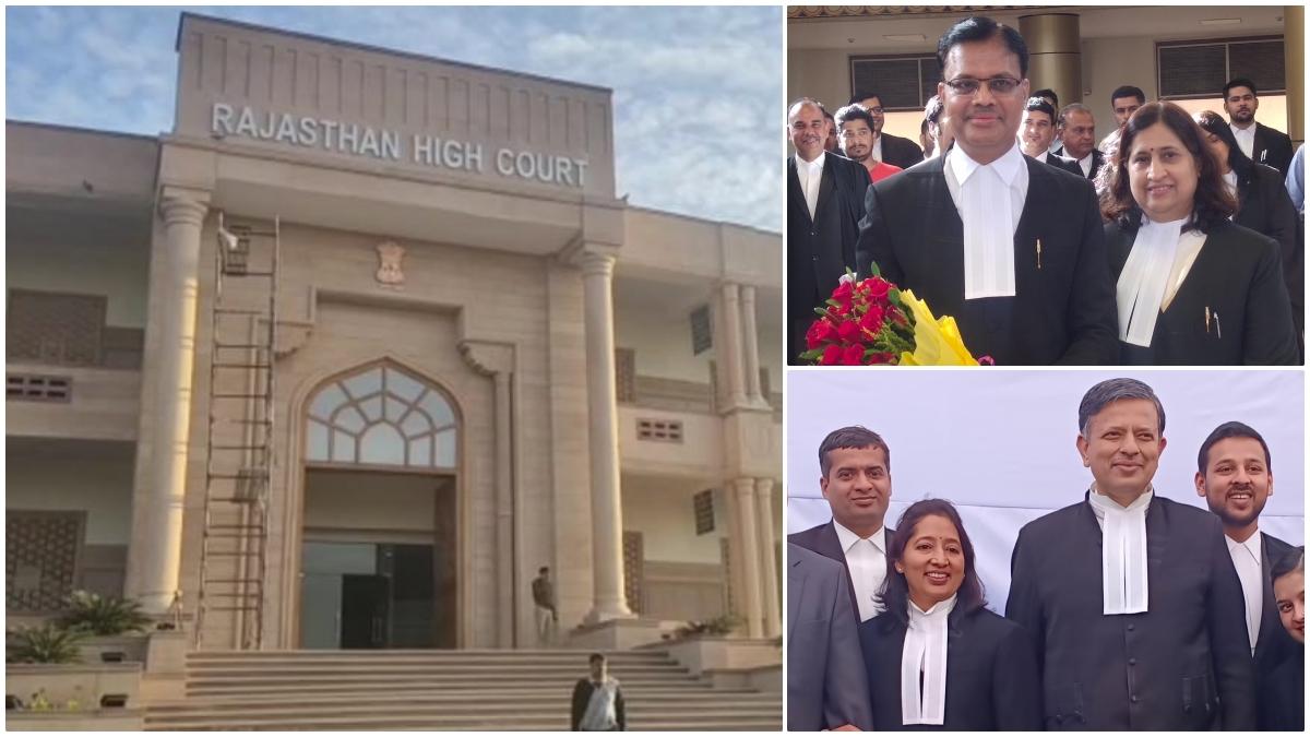 New Judges Oath Ceremony Now Two Judge Couple in Rajasthan High Court