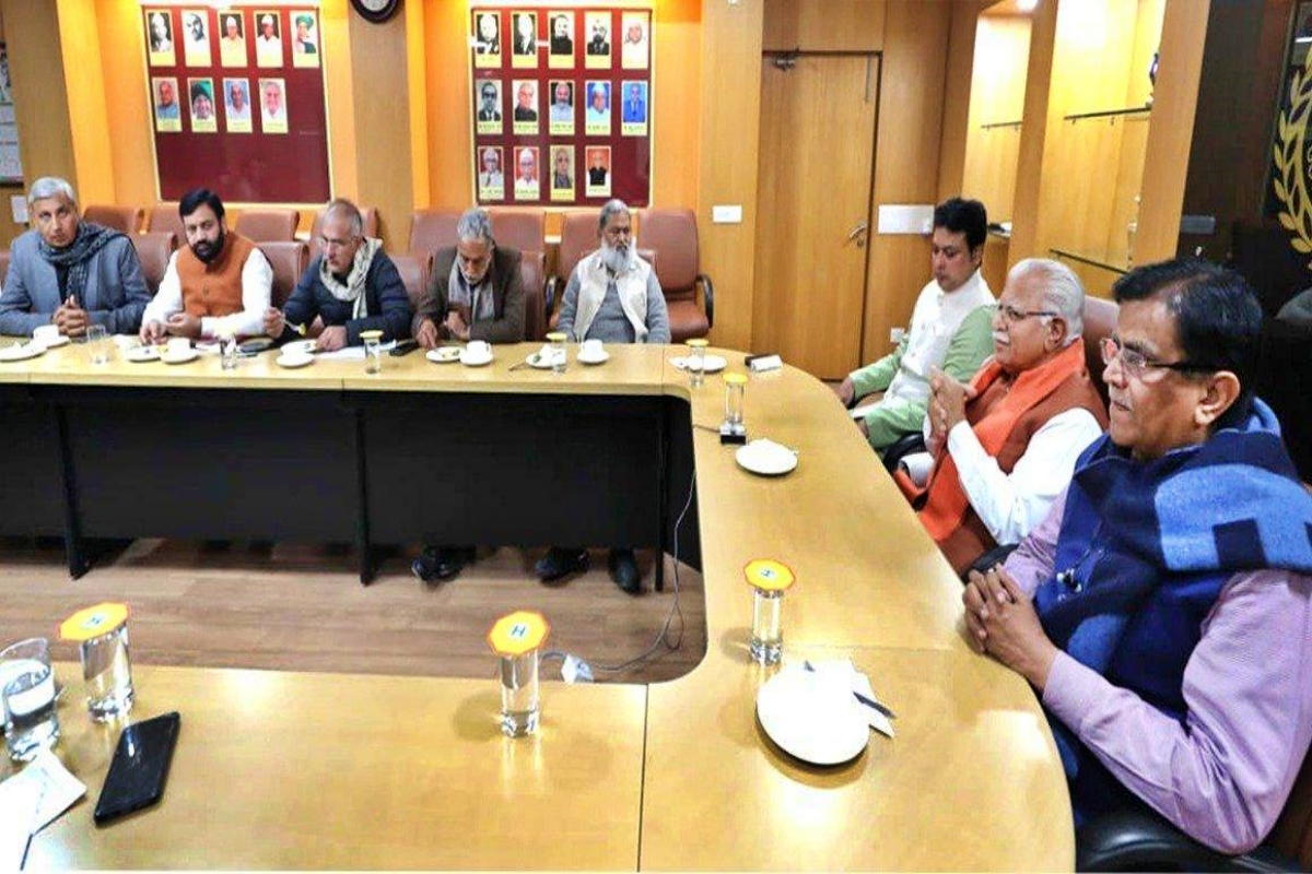 cm manohar lal meeting in chandigarh