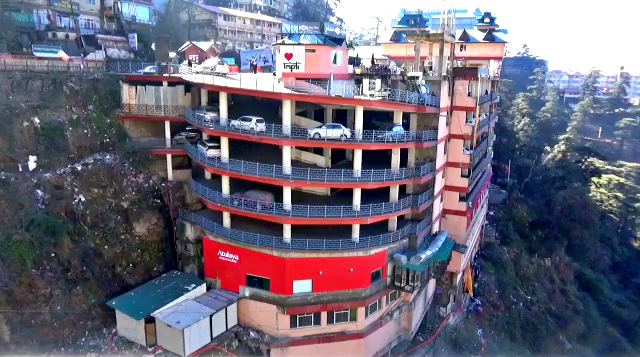 Parking Near Lift in Shimla.