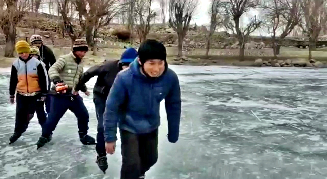 National Level Ice Skating Championship In Kinnaur.