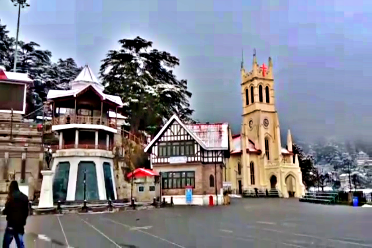 Snowfall in Shimla