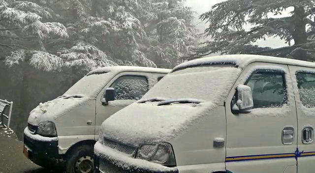 Snowfall in Shimla