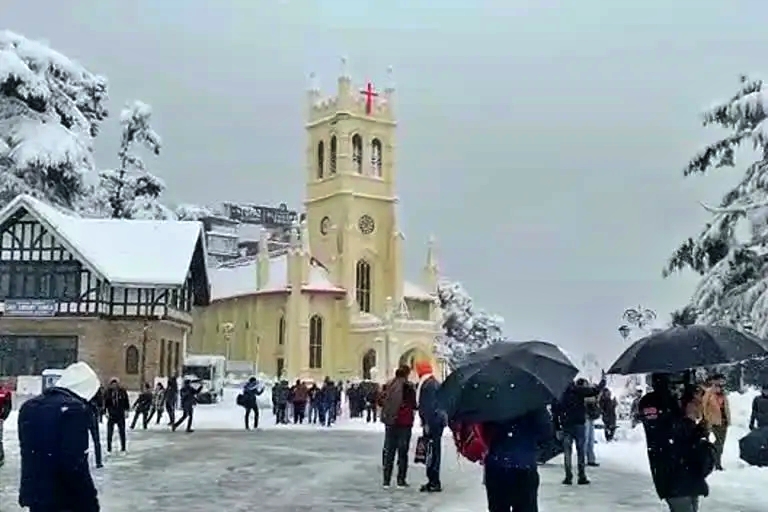 Snowfall in Himachal