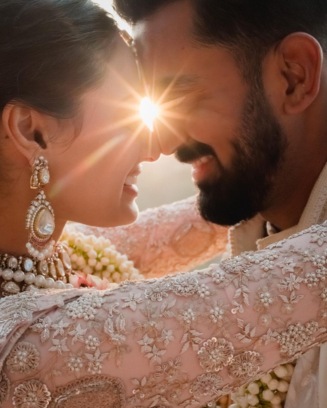 Shetty-KL Rahul exude charm in first official wedding photos