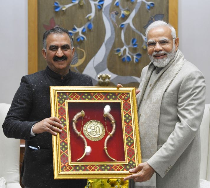 CM Sukhu Meets PM Modi