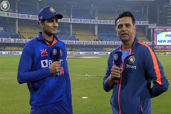 Shubman Gill Rahul Dravid