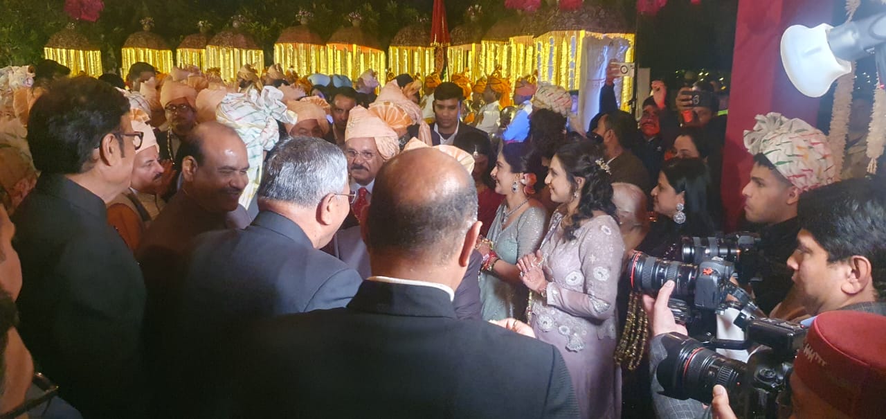 Rajmahal Palace Hotel Jaipur news, Harish Nadda and Riddhi Sharma wedding
