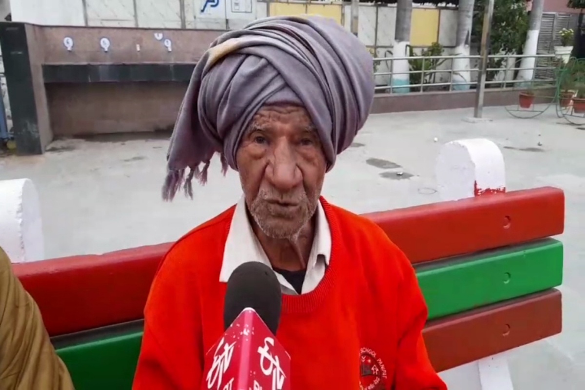 91 year old coolie kishnchand in haryana