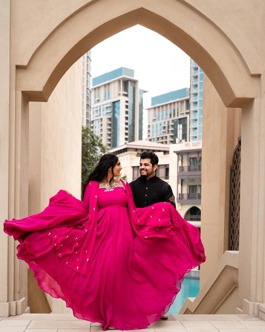 Lavish wedding of Indian Princess Sania Mulk in Dubai