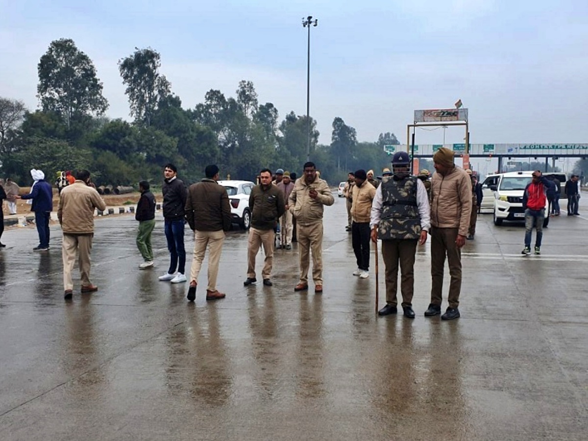 Protest against Amit Shah rally in Rohtak