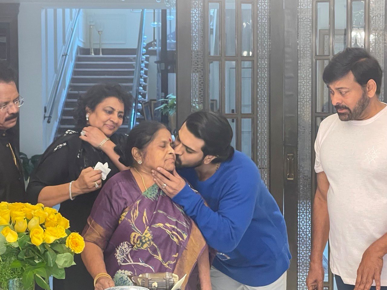 mega star chiranjeevi mother birthday