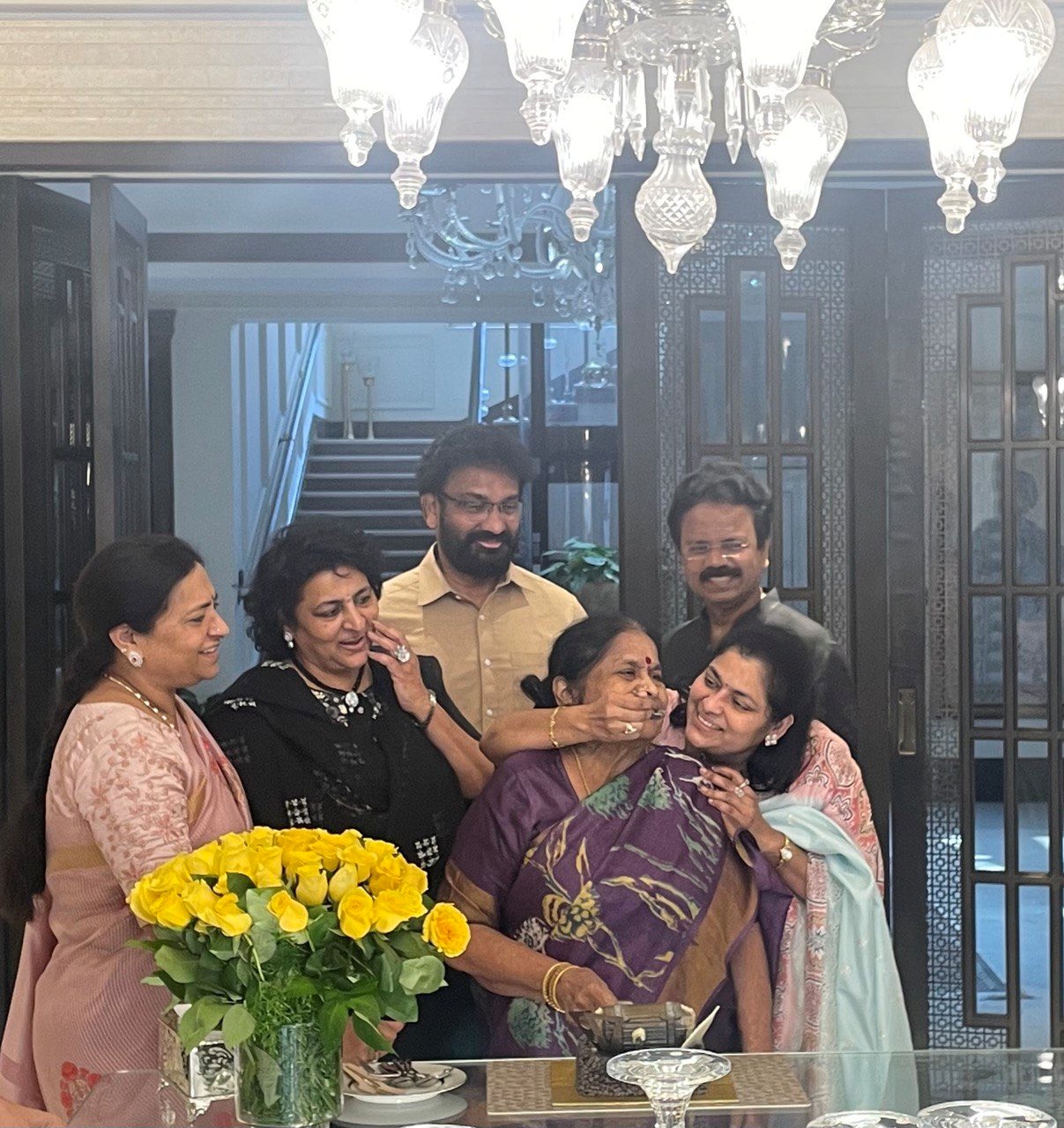 mega star chiranjeevi mother birthday