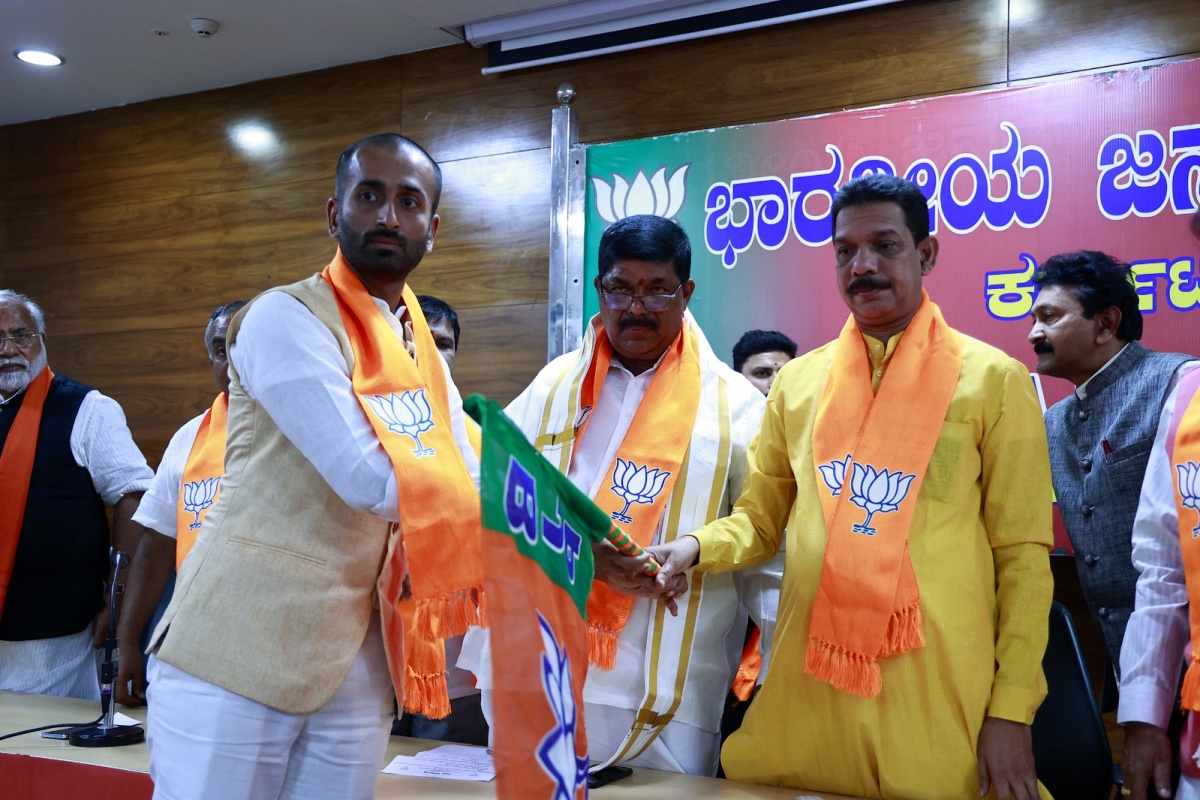 Kaveesh Gowda Vasu joined BJP