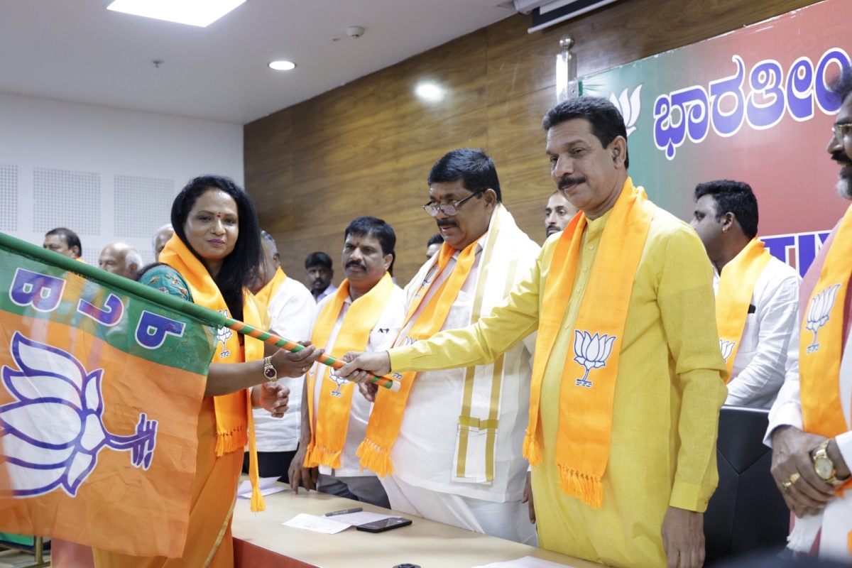 Dr Punyavathi Nagaraj Joined BJP