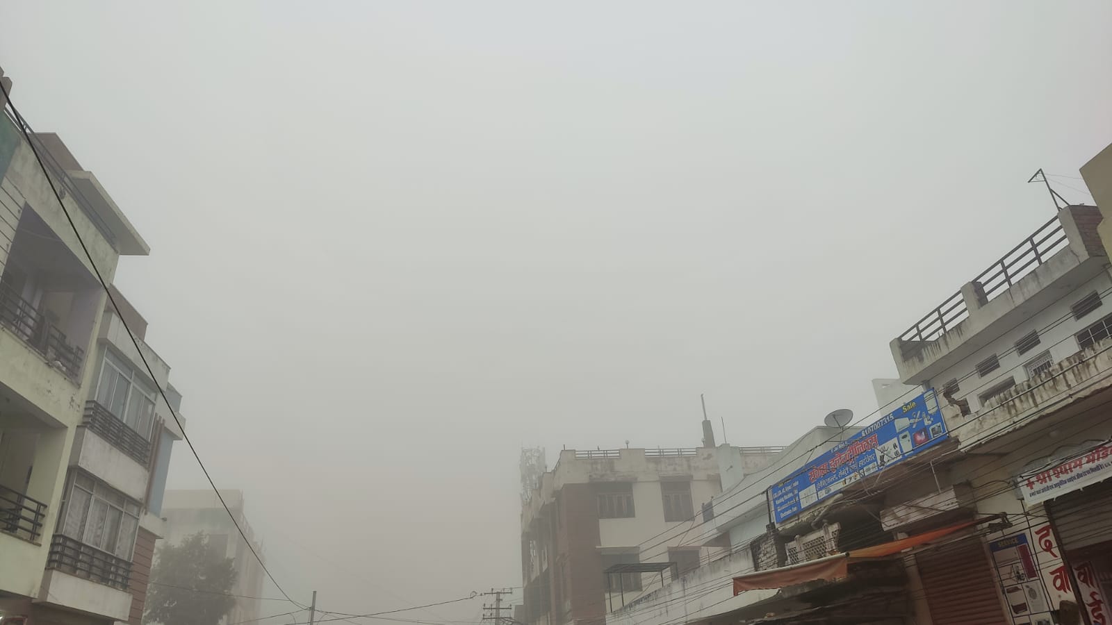 Very dense fog in Rajasthan