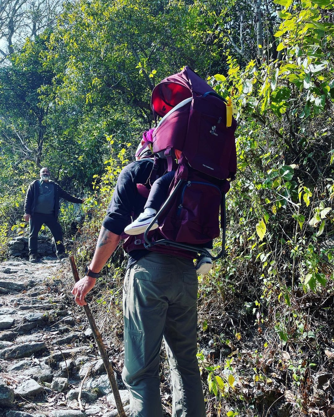 Photos of Virat Kohli and Anushka Sharma Trekking in Uttarakhand