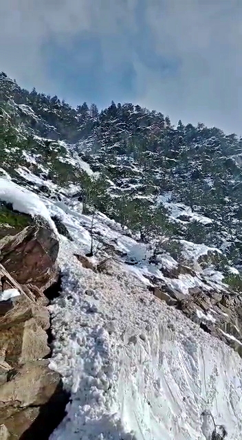 Glacier fell in kinnaur.