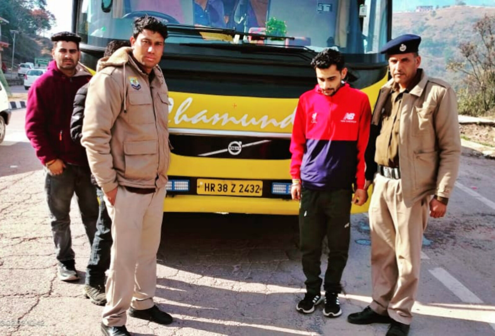 Youth arrested with Chitta in Volvo bus.