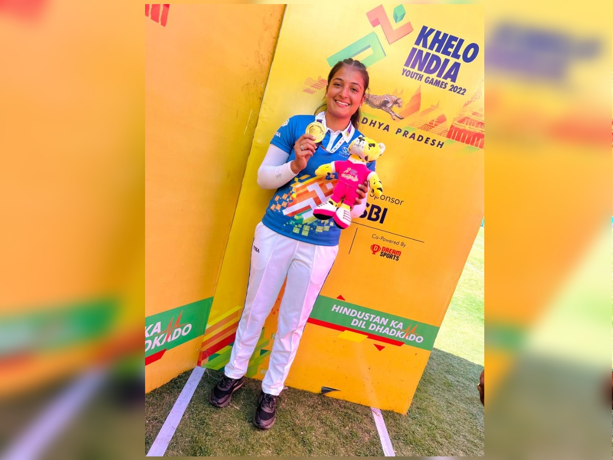 Riddhi won Gold in Khelo India