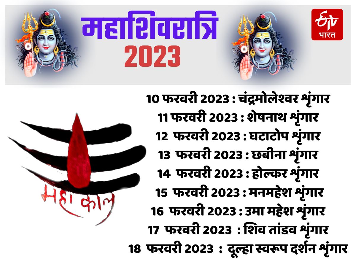 Mahakaleshwar Temple Shiv Navratri Special Puja 2023
