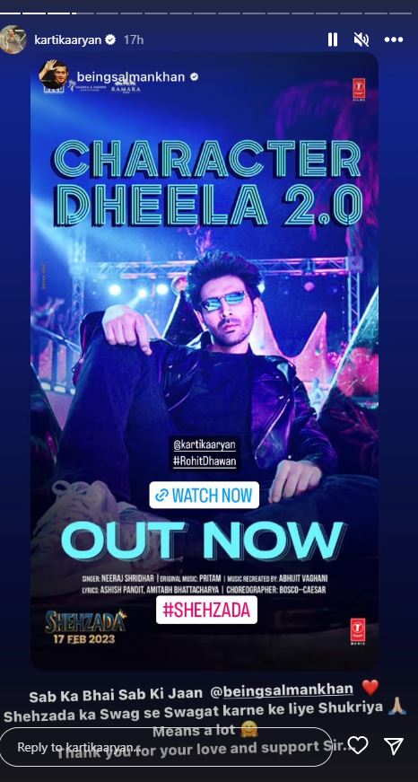 Kartik Aaryan Character Dheela 2