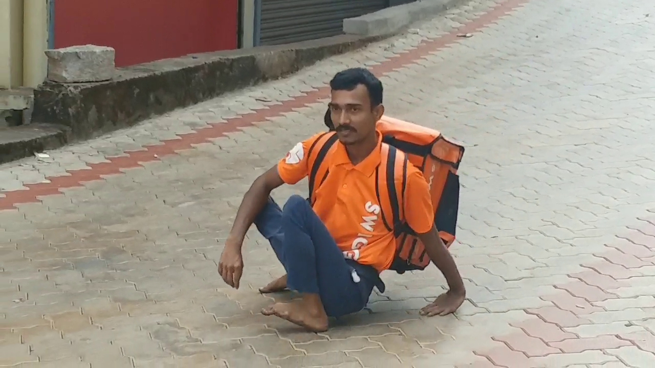 Karnataka handicapped man