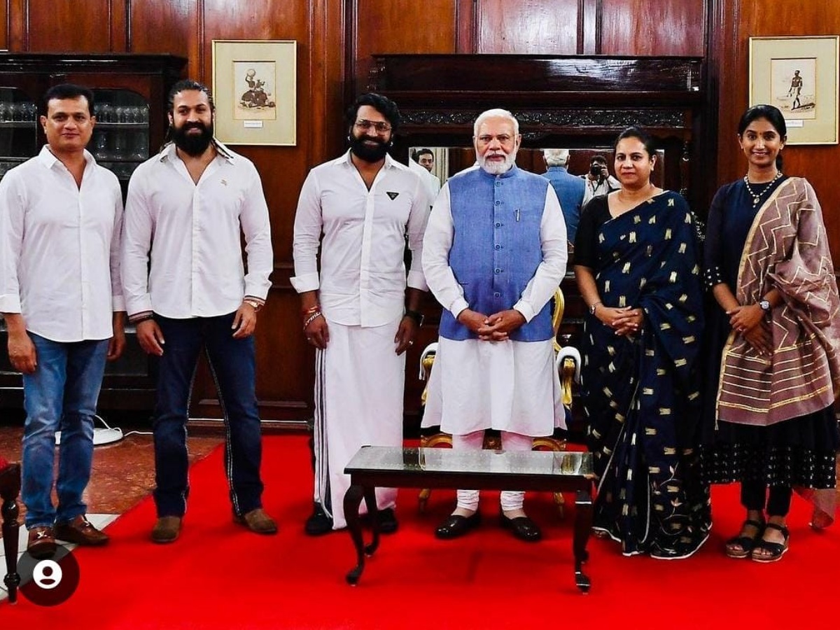 sandalwood celebrities with PM Narendra Modi